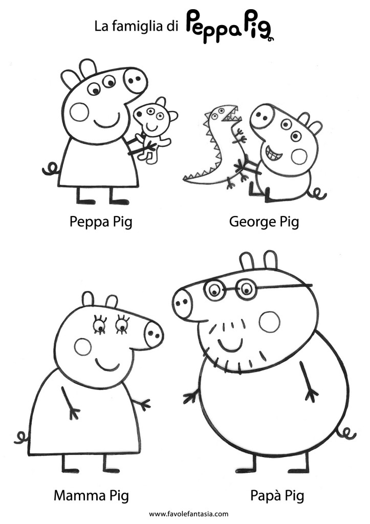 Dibujo para colorear: Peppa Pig (Dibujos animados) #43997 - Dibujos para Colorear e Imprimir Gratis