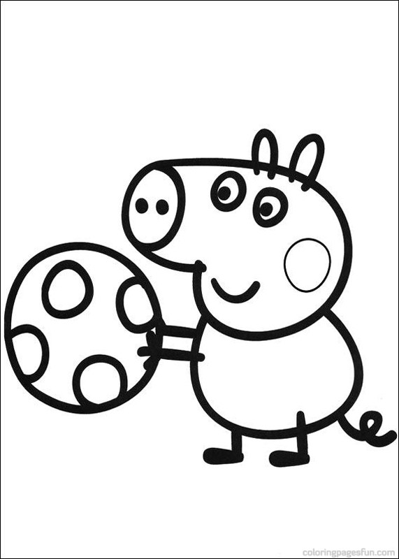 Dibujo para colorear: Peppa Pig (Dibujos animados) #44005 - Dibujos para Colorear e Imprimir Gratis