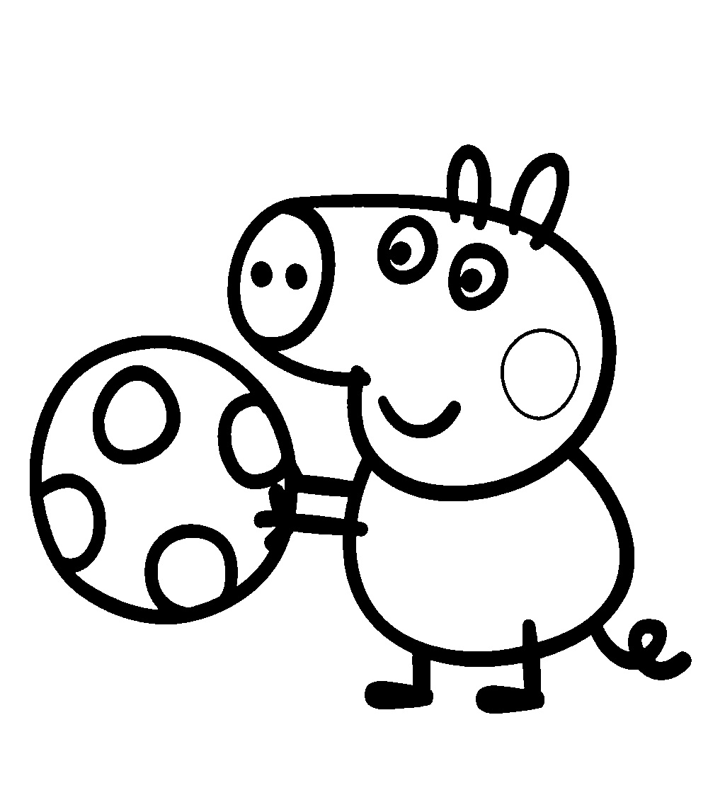 Dibujo para colorear: Peppa Pig (Dibujos animados) #44072 - Dibujos para Colorear e Imprimir Gratis