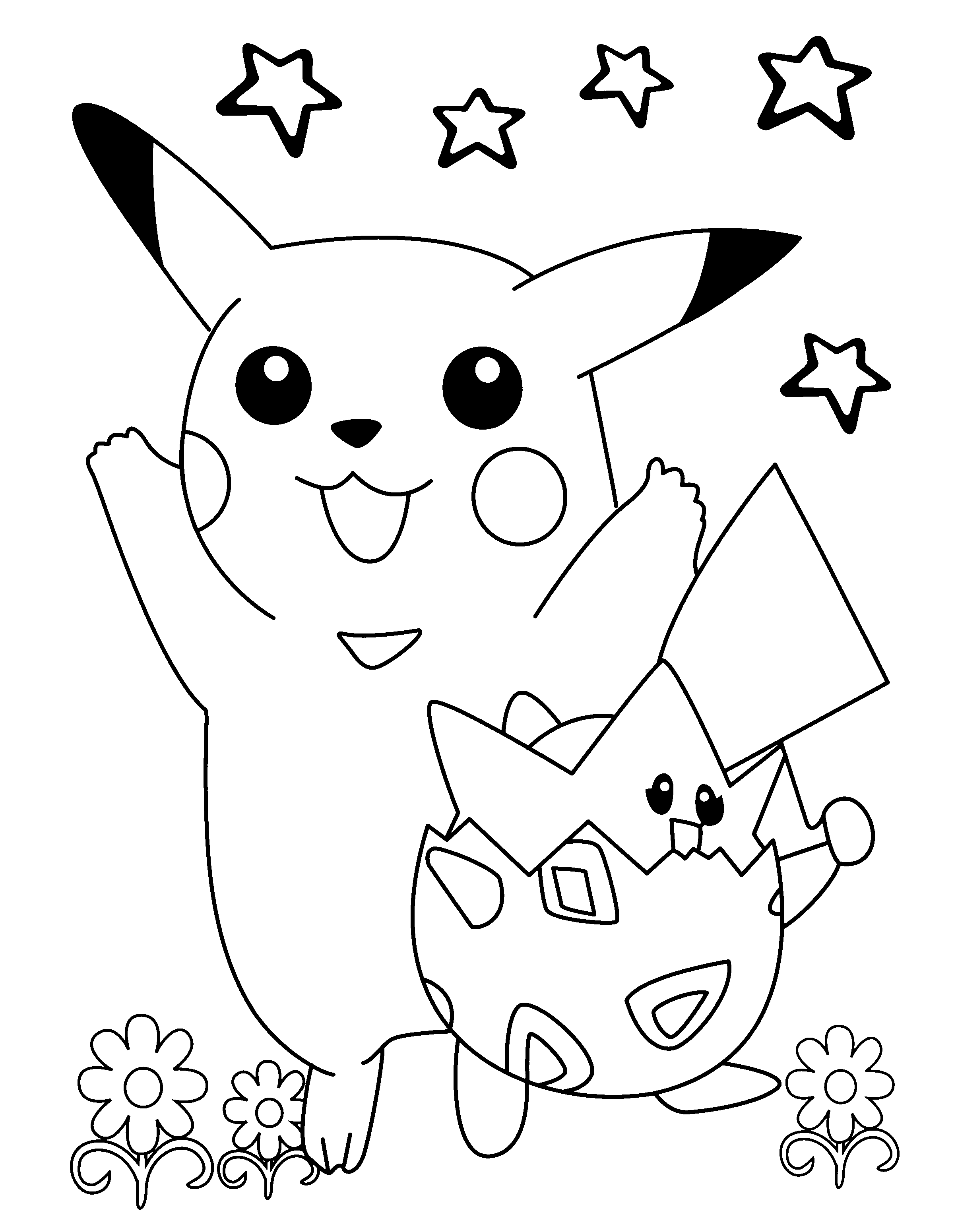 Dibujo para colorear: Pokemon (Dibujos animados) #24676 - Dibujos para Colorear e Imprimir Gratis