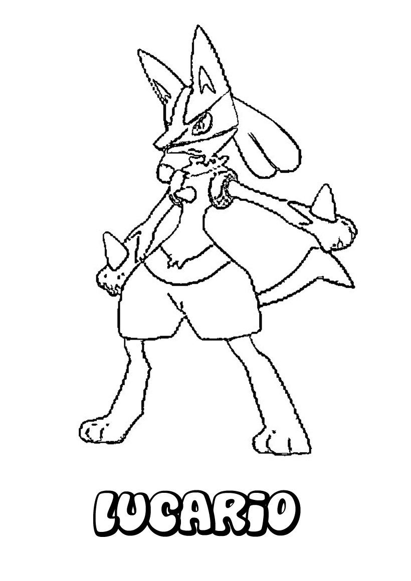 Dibujo para colorear: Pokemon (Dibujos animados) #24804 - Dibujos para Colorear e Imprimir Gratis