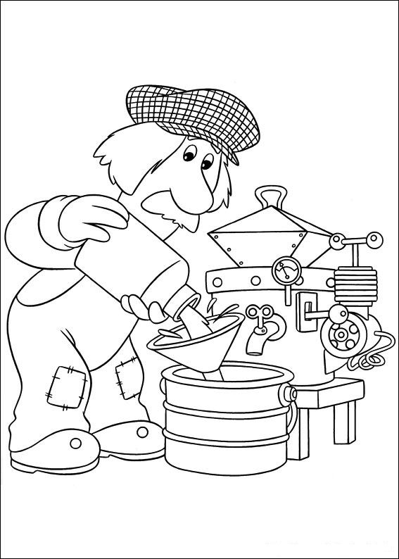 Dibujo para colorear: Postman Pat (Dibujos animados) #49490 - Dibujos para Colorear e Imprimir Gratis