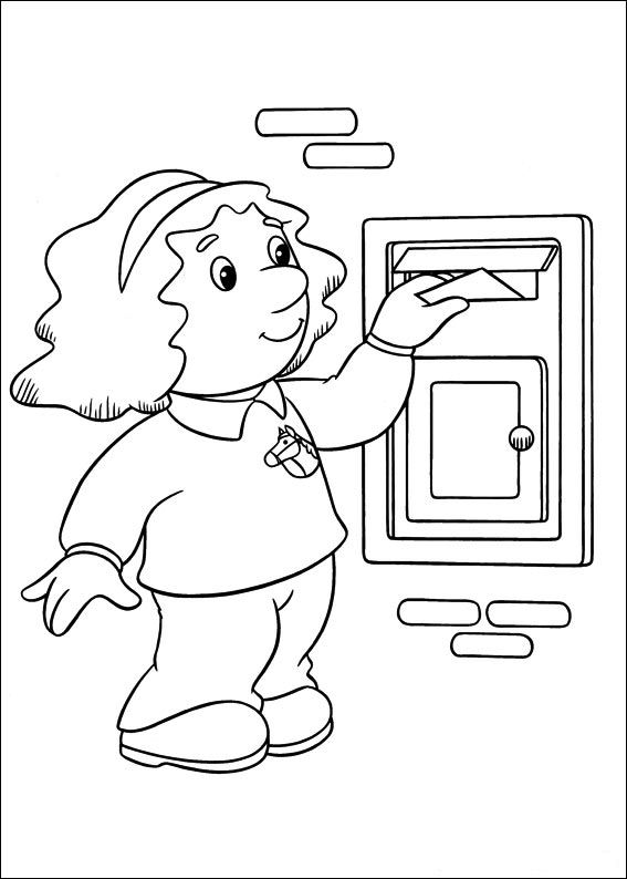 Dibujo para colorear: Postman Pat (Dibujos animados) #49503 - Dibujos para Colorear e Imprimir Gratis