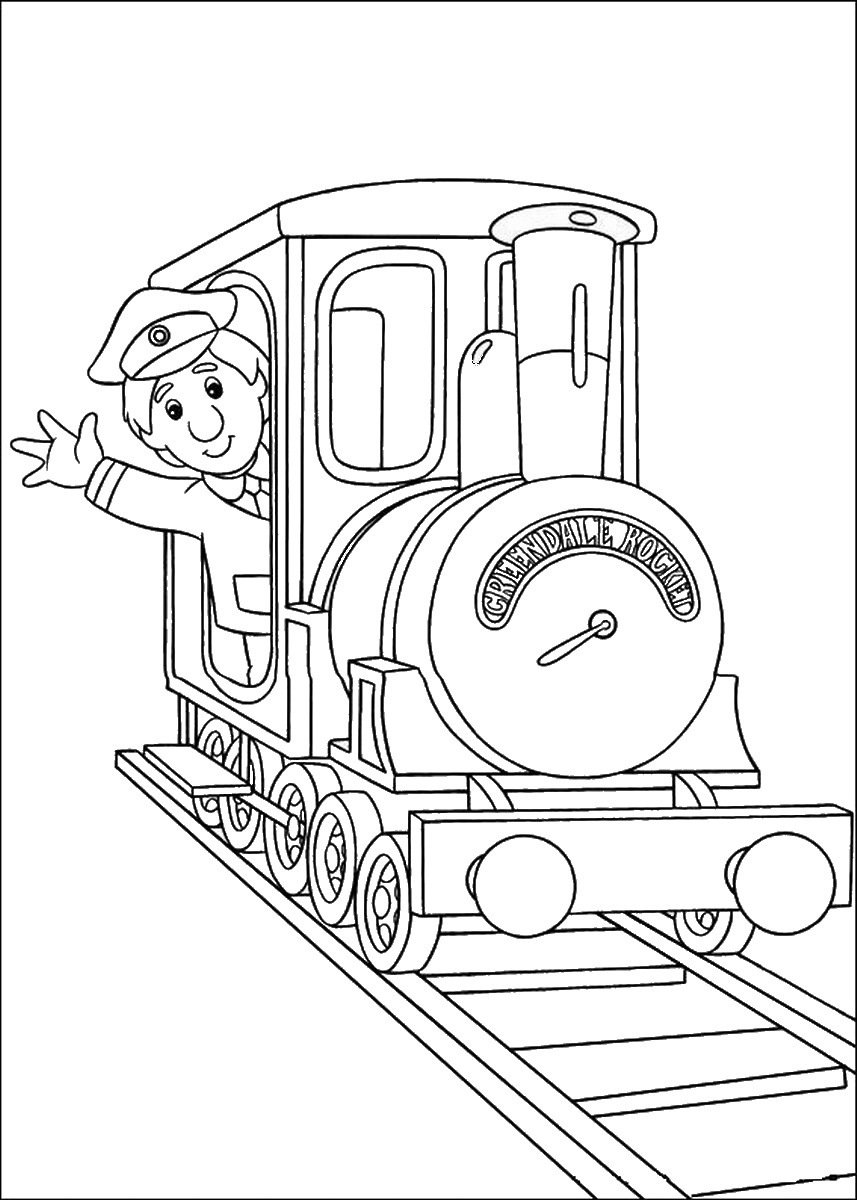 Dibujo para colorear: Postman Pat (Dibujos animados) #49595 - Dibujos para Colorear e Imprimir Gratis