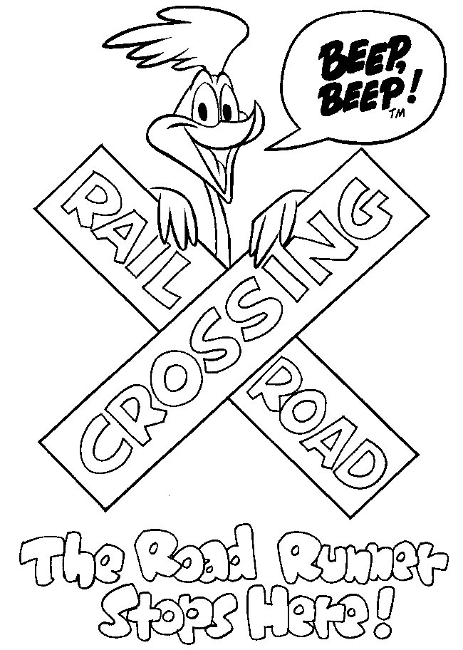 Dibujo para colorear: Road Runner and Wile E. Coyote (Dibujos animados) #47167 - Dibujos para Colorear e Imprimir Gratis
