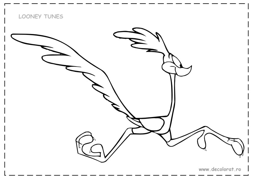 Dibujo para colorear: Road Runner and Wile E. Coyote (Dibujos animados) #47241 - Dibujos para Colorear e Imprimir Gratis