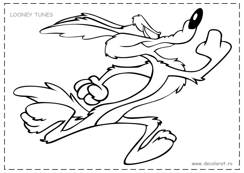 Dibujo para colorear: Road Runner and Wile E. Coyote (Dibujos animados) #47250 - Dibujos para Colorear e Imprimir Gratis