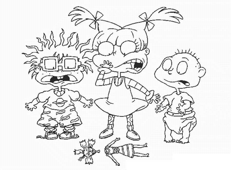 Dibujo para colorear: Rugrats (Dibujos animados) #52709 - Dibujos para Colorear e Imprimir Gratis