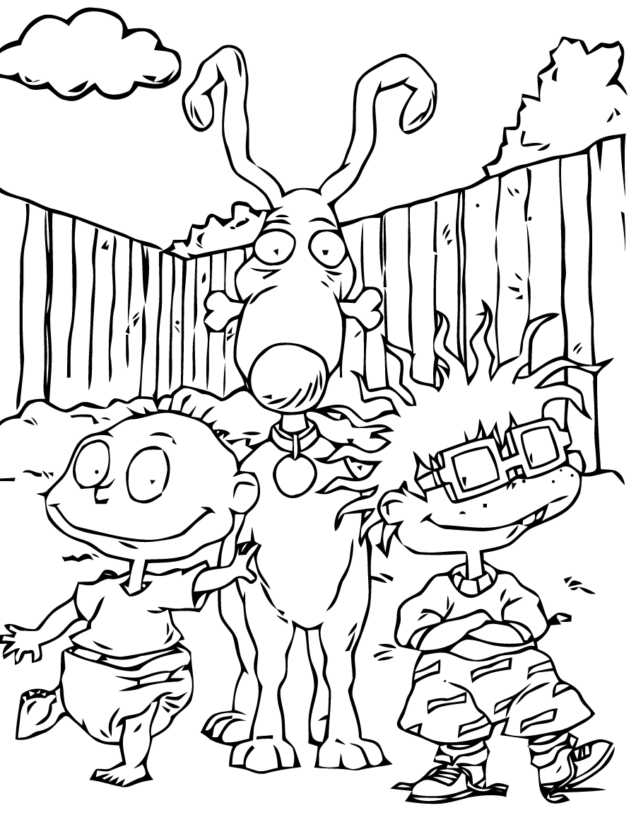 Dibujo para colorear: Rugrats (Dibujos animados) #52749 - Dibujos para Colorear e Imprimir Gratis