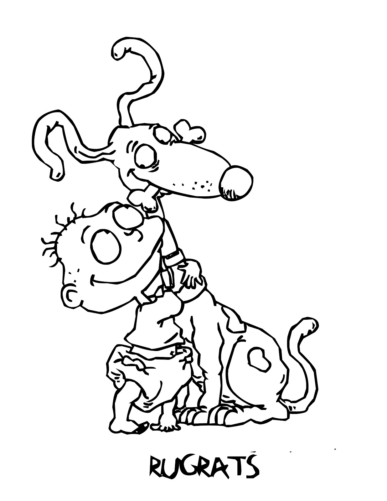 Dibujo para colorear: Rugrats (Dibujos animados) #52785 - Dibujos para Colorear e Imprimir Gratis