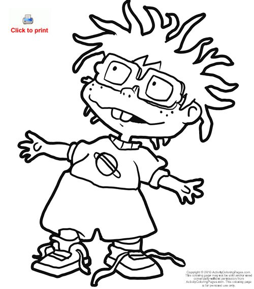 Dibujo para colorear: Rugrats (Dibujos animados) #52812 - Dibujos para Colorear e Imprimir Gratis