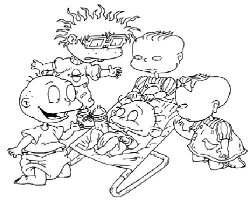 Dibujo para colorear: Rugrats (Dibujos animados) #52870 - Dibujos para Colorear e Imprimir Gratis