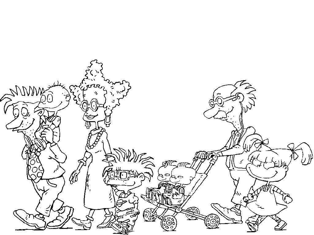 Dibujo para colorear: Rugrats (Dibujos animados) #52890 - Dibujos para Colorear e Imprimir Gratis