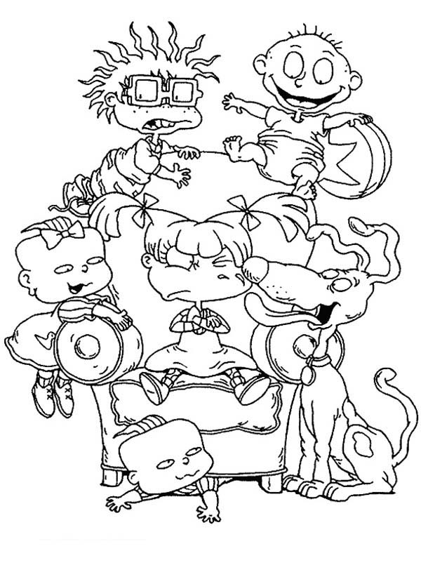 Dibujo para colorear: Rugrats (Dibujos animados) #52929 - Dibujos para Colorear e Imprimir Gratis