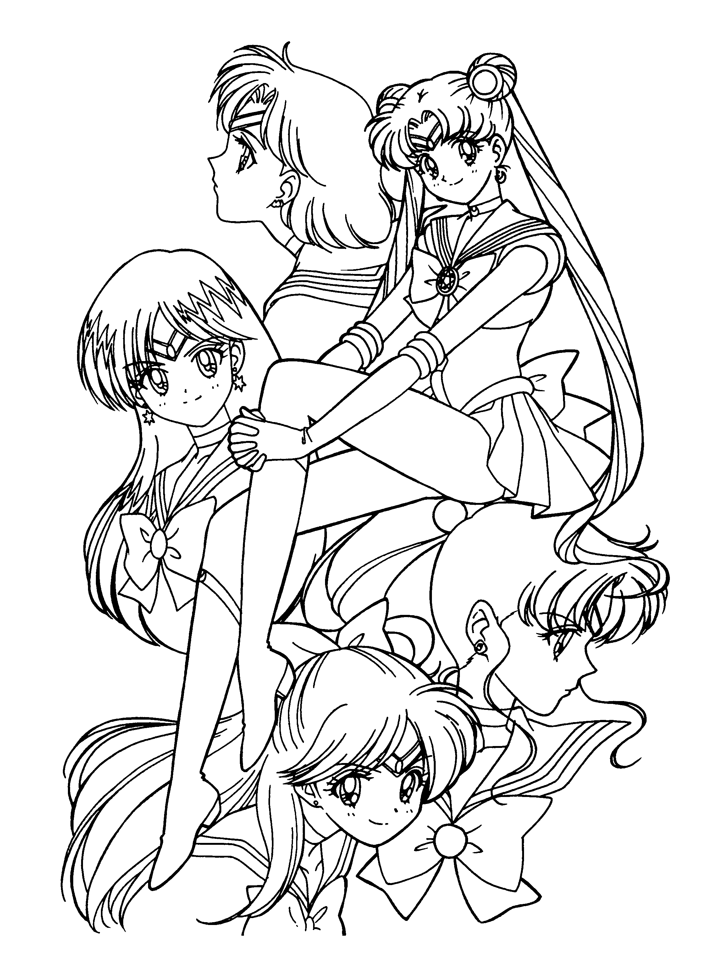 Dibujo para colorear: Sailor Moon (Dibujos animados) #50230 - Dibujos para Colorear e Imprimir Gratis