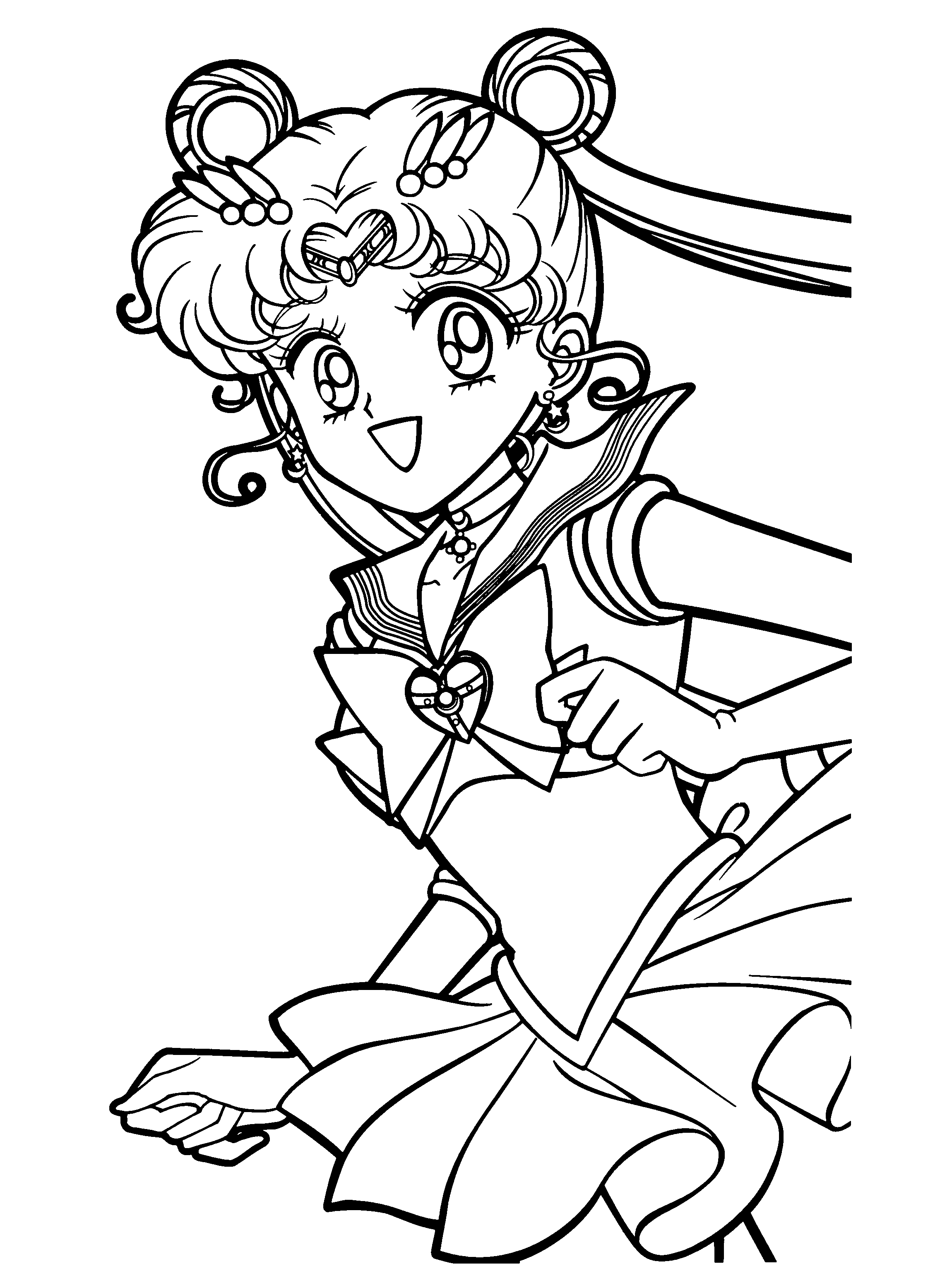 Dibujo para colorear: Sailor Moon (Dibujos animados) #50255 - Dibujos para Colorear e Imprimir Gratis