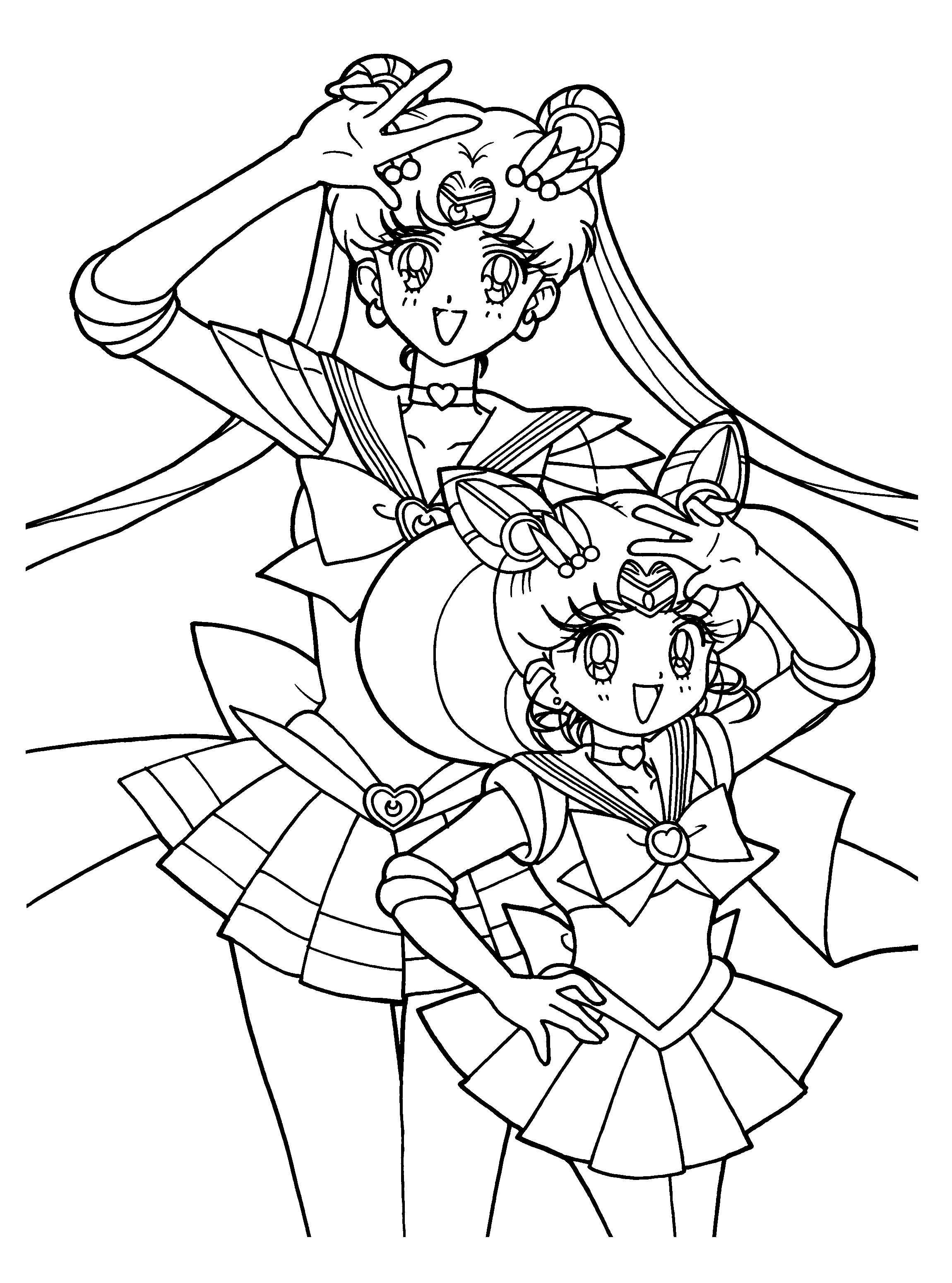 Dibujo para colorear: Sailor Moon (Dibujos animados) #50260 - Dibujos para Colorear e Imprimir Gratis