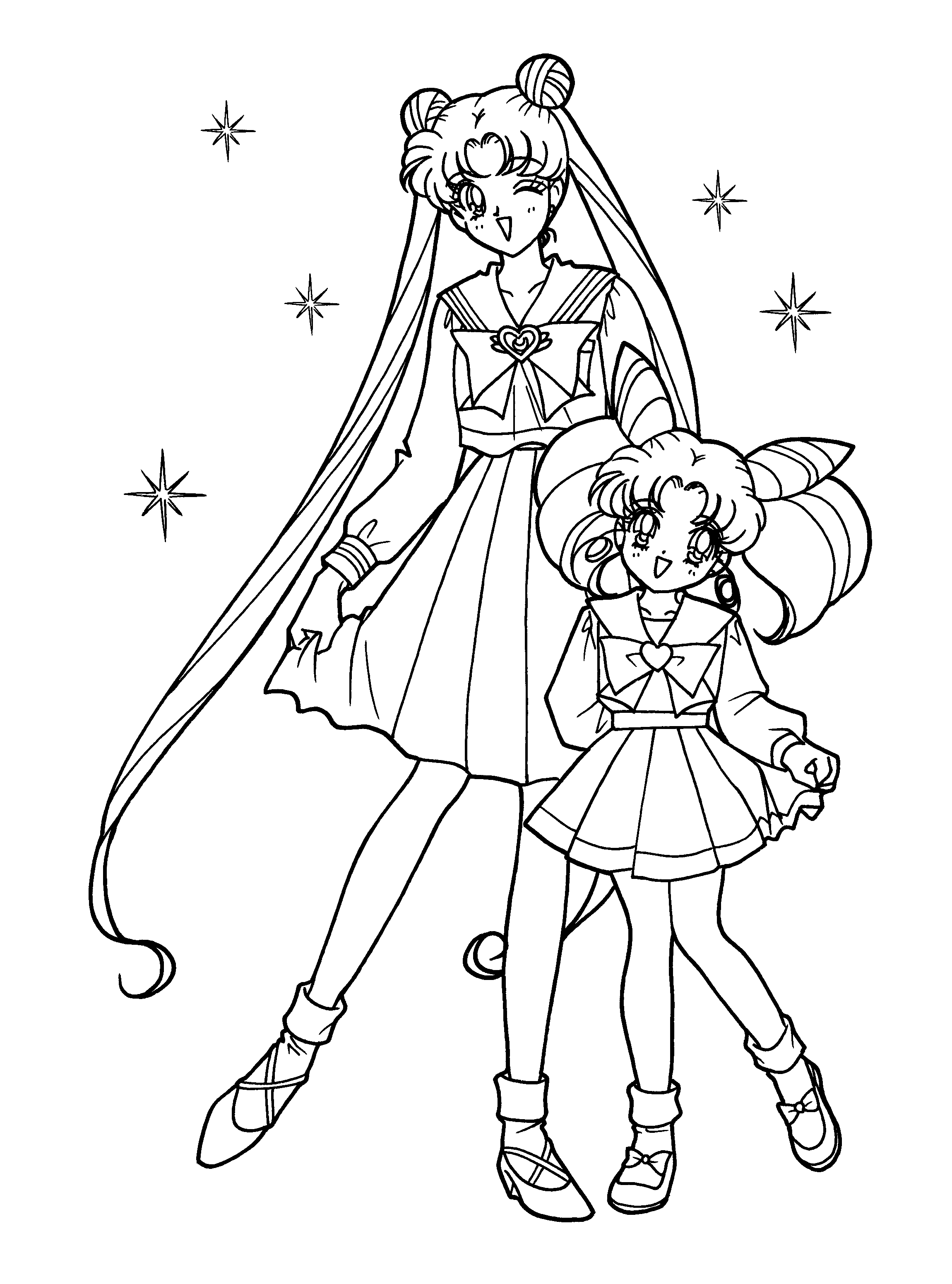 Dibujo para colorear: Sailor Moon (Dibujos animados) #50261 - Dibujos para Colorear e Imprimir Gratis