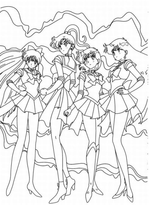 Dibujo para colorear: Sailor Moon (Dibujos animados) #50272 - Dibujos para Colorear e Imprimir Gratis