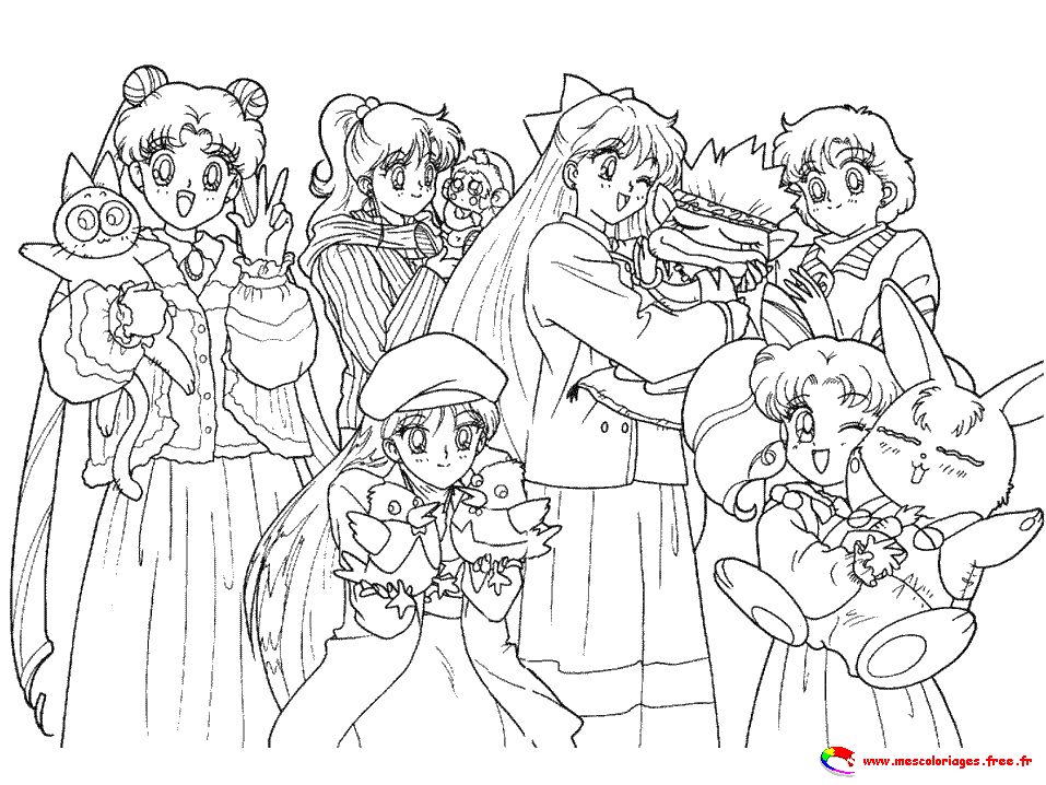 Dibujo para colorear: Sailor Moon (Dibujos animados) #50321 - Dibujos para Colorear e Imprimir Gratis