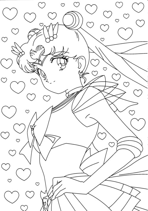 Dibujo para colorear: Sailor Moon (Dibujos animados) #50339 - Dibujos para Colorear e Imprimir Gratis