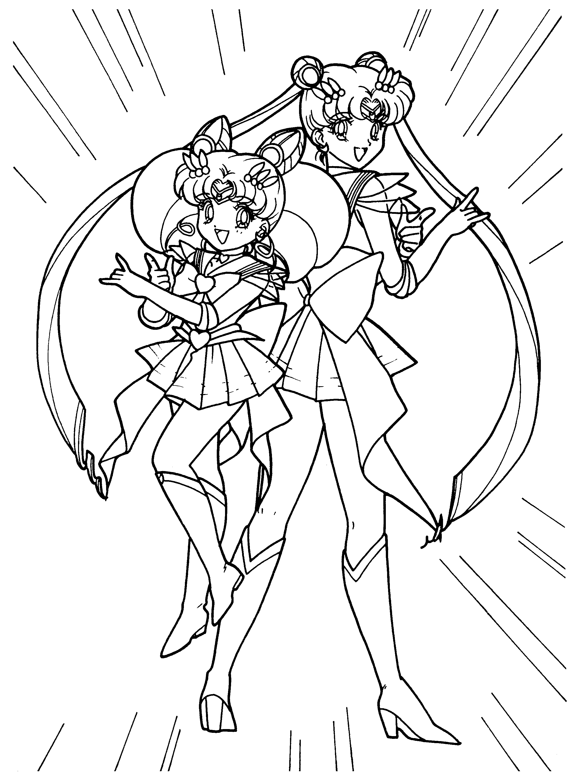 Dibujo para colorear: Sailor Moon (Dibujos animados) #50416 - Dibujos para Colorear e Imprimir Gratis
