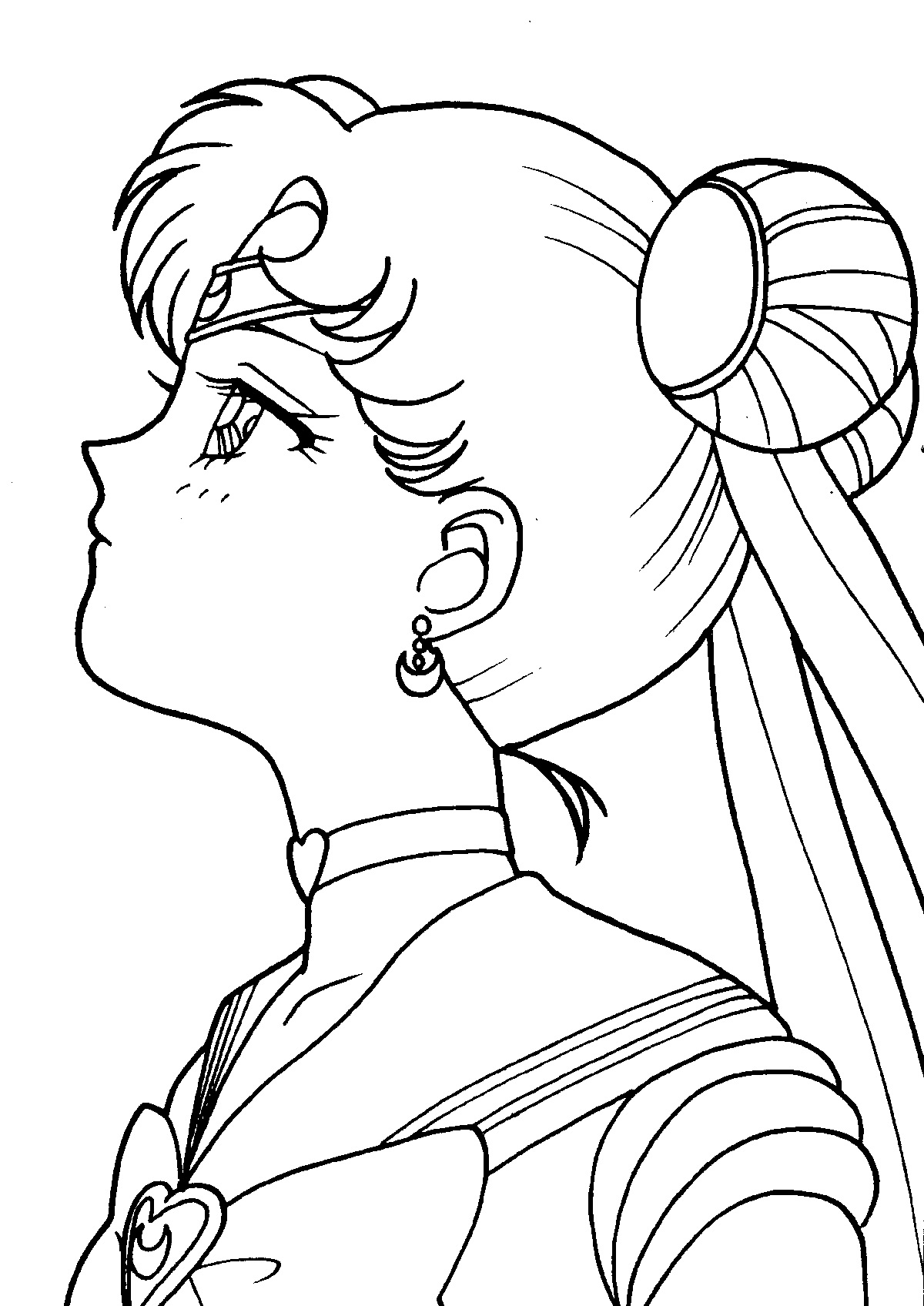 Dibujo para colorear: Sailor Moon (Dibujos animados) #50449 - Dibujos para Colorear e Imprimir Gratis