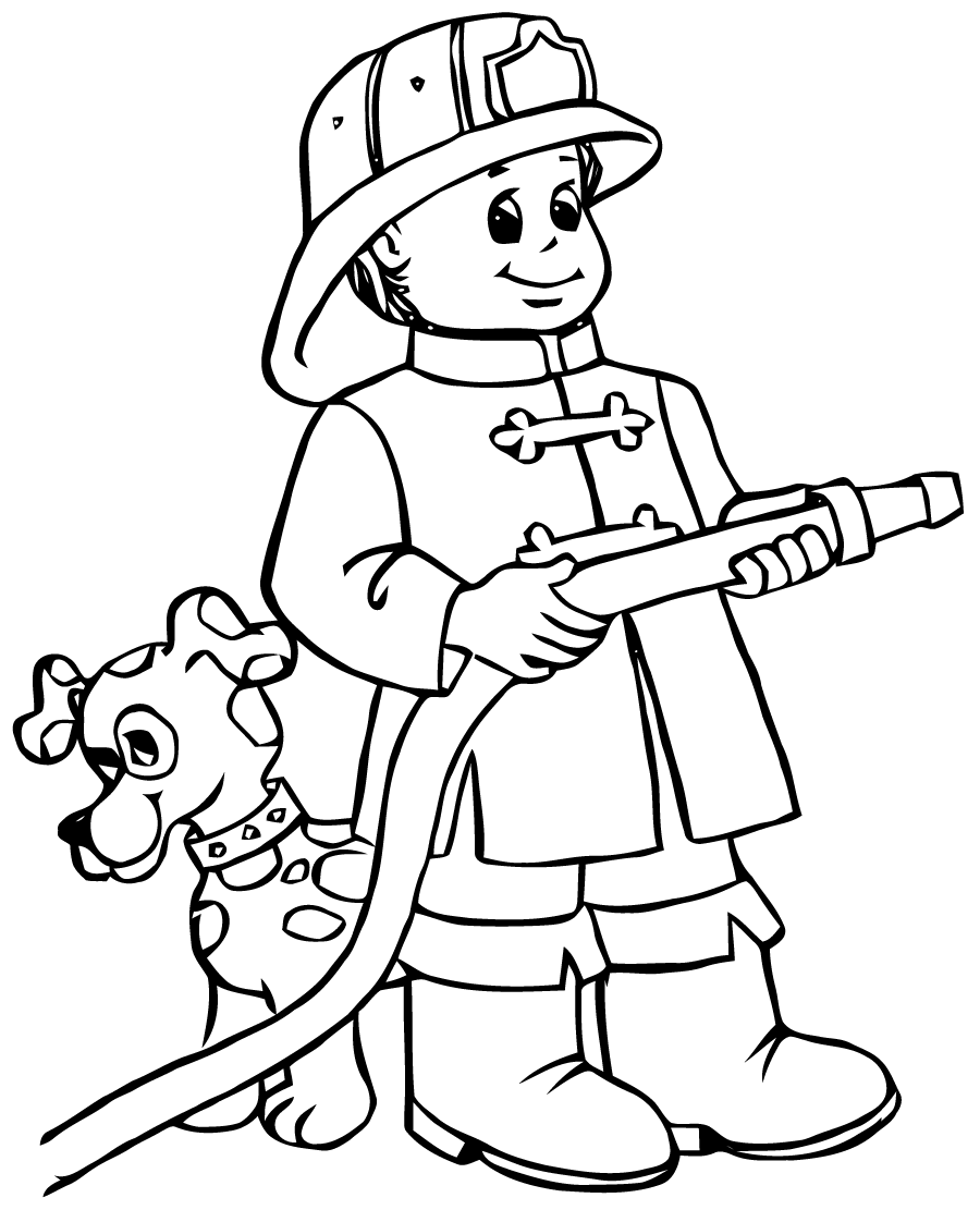 Dibujo para colorear: Sam the Fireman (Dibujos animados) #39817 - Dibujos para Colorear e Imprimir Gratis