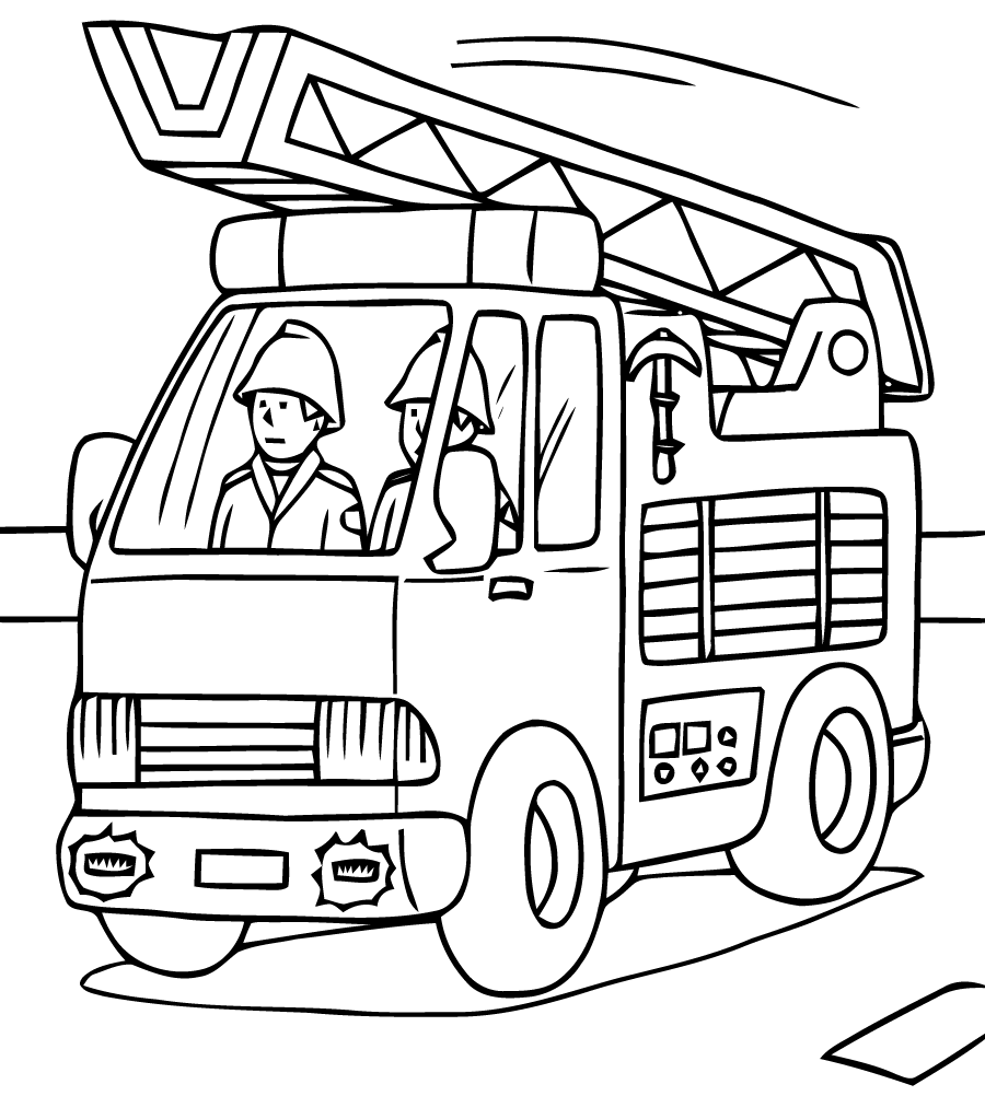 Dibujo para colorear: Sam the Fireman (Dibujos animados) #39824 - Dibujos para Colorear e Imprimir Gratis