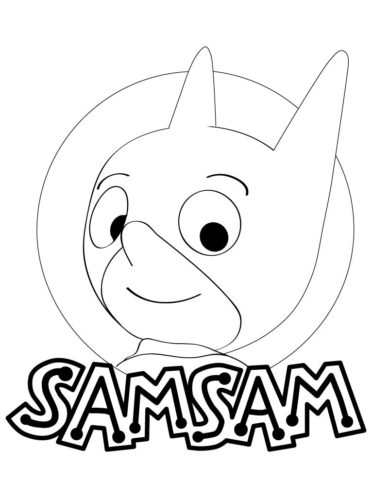 Dibujo para colorear: SamSam (Dibujos animados) #39597 - Dibujos para Colorear e Imprimir Gratis
