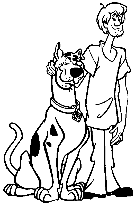 Dibujo para colorear: Scooby doo (Dibujos animados) #31313 - Dibujos para Colorear e Imprimir Gratis