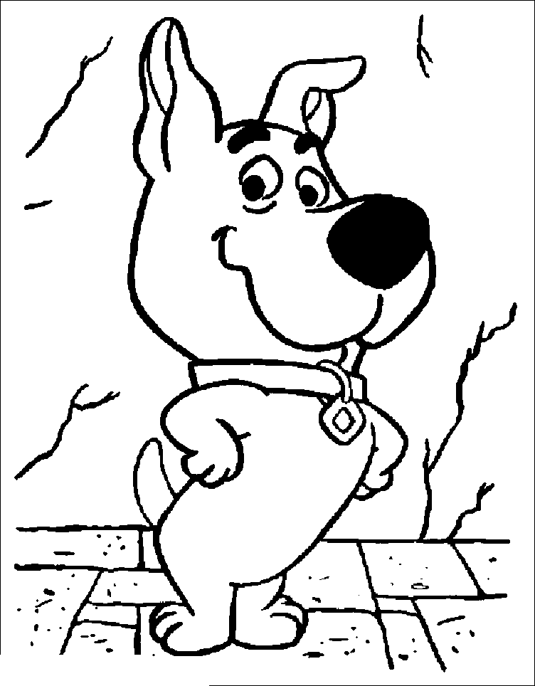 Dibujo para colorear: Scooby doo (Dibujos animados) #31315 - Dibujos para Colorear e Imprimir Gratis