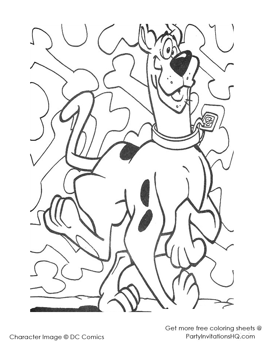 Dibujo para colorear: Scooby doo (Dibujos animados) #31380 - Dibujos para Colorear e Imprimir Gratis