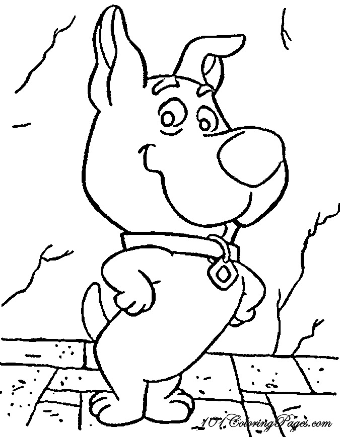 Dibujo para colorear: Scooby doo (Dibujos animados) #31405 - Dibujos para Colorear e Imprimir Gratis