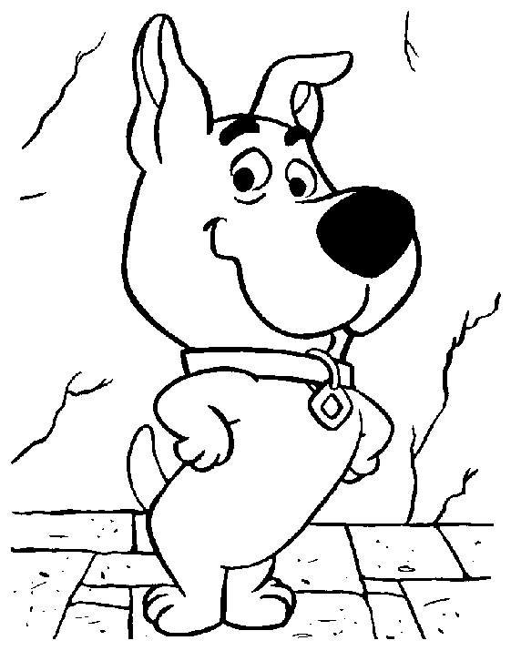 Dibujo para colorear: Scooby doo (Dibujos animados) #31458 - Dibujos para Colorear e Imprimir Gratis