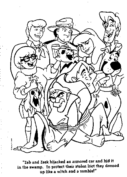 Dibujo para colorear: Scooby doo (Dibujos animados) #31527 - Dibujos para Colorear e Imprimir Gratis