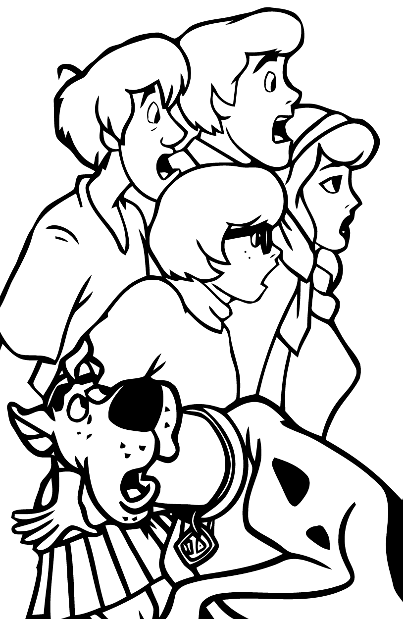 Dibujo para colorear: Scooby doo (Dibujos animados) #31560 - Dibujos para Colorear e Imprimir Gratis