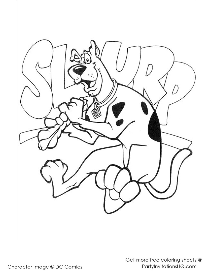 Dibujo para colorear: Scooby doo (Dibujos animados) #31562 - Dibujos para Colorear e Imprimir Gratis