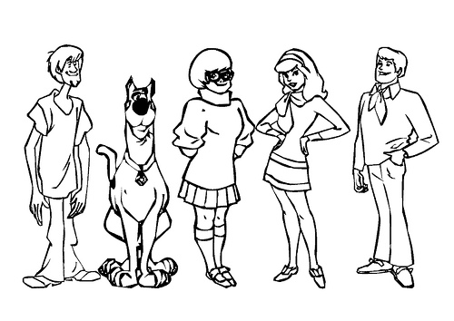 Dibujo para colorear: Scooby doo (Dibujos animados) #31679 - Dibujos para Colorear e Imprimir Gratis