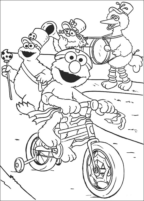 Dibujo para colorear: Sesame street (Dibujos animados) #32159 - Dibujos para Colorear e Imprimir Gratis
