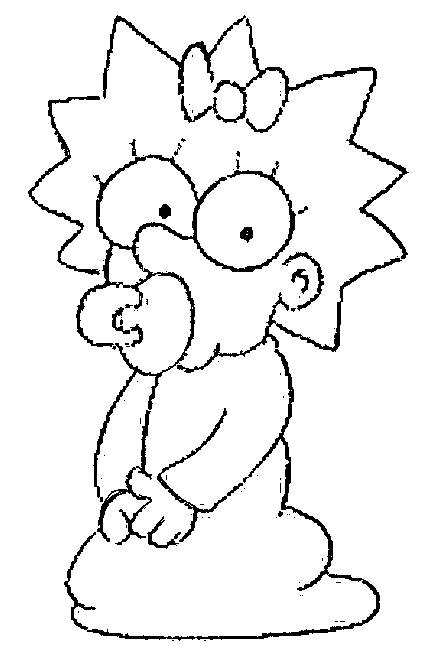 Dibujo para colorear: Simpsons (Dibujos animados) #23796 - Dibujos para Colorear e Imprimir Gratis