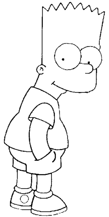 Dibujo para colorear: Simpsons (Dibujos animados) #23814 - Dibujos para Colorear e Imprimir Gratis