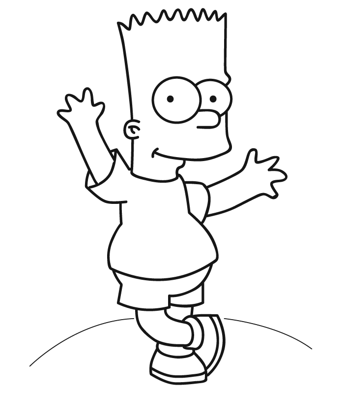 Dibujo para colorear: Simpsons (Dibujos animados) #23871 - Dibujos para Colorear e Imprimir Gratis