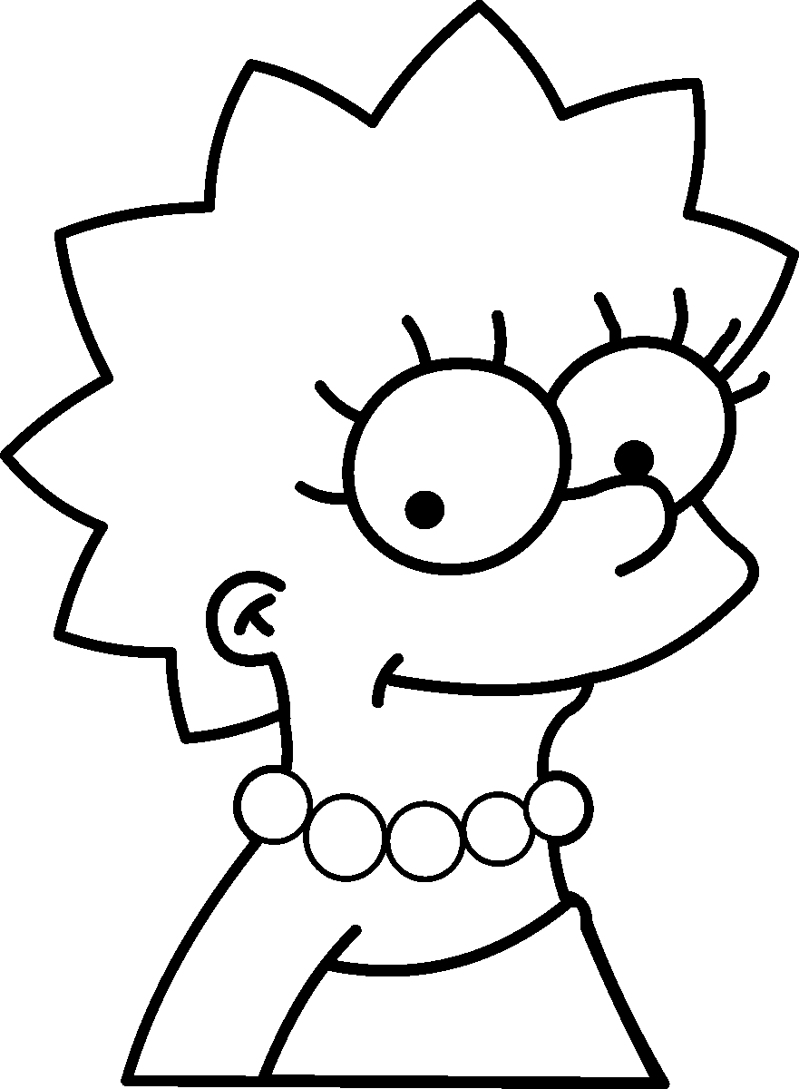 Dibujo para colorear: Simpsons (Dibujos animados) #23898 - Dibujos para Colorear e Imprimir Gratis