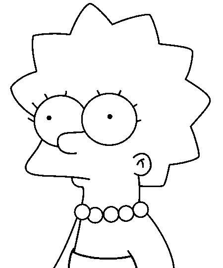 Dibujo para colorear: Simpsons (Dibujos animados) #23958 - Dibujos para Colorear e Imprimir Gratis