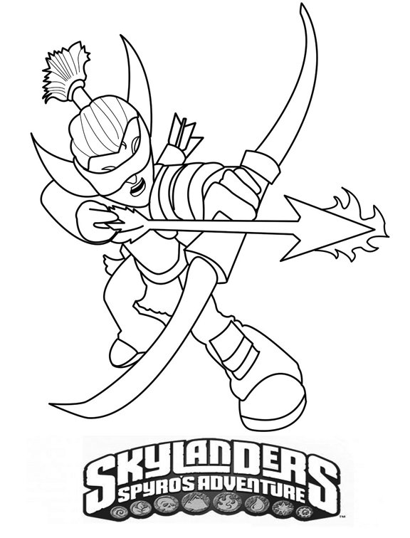 Dibujo para colorear: Skylanders (Dibujos animados) #43529 - Dibujos para Colorear e Imprimir Gratis