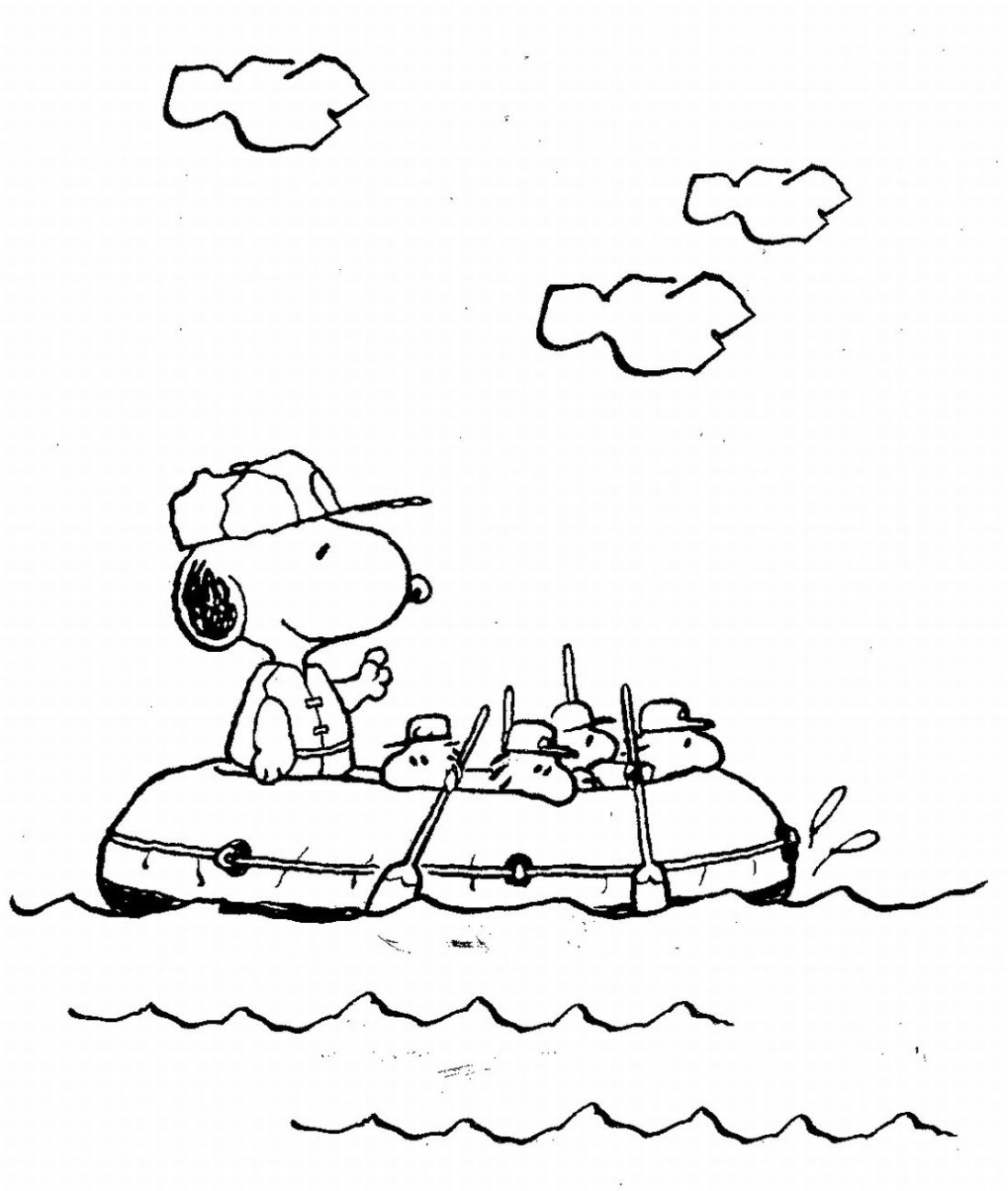 Dibujo para colorear: Snoopy (Dibujos animados) #27052 - Dibujos para Colorear e Imprimir Gratis