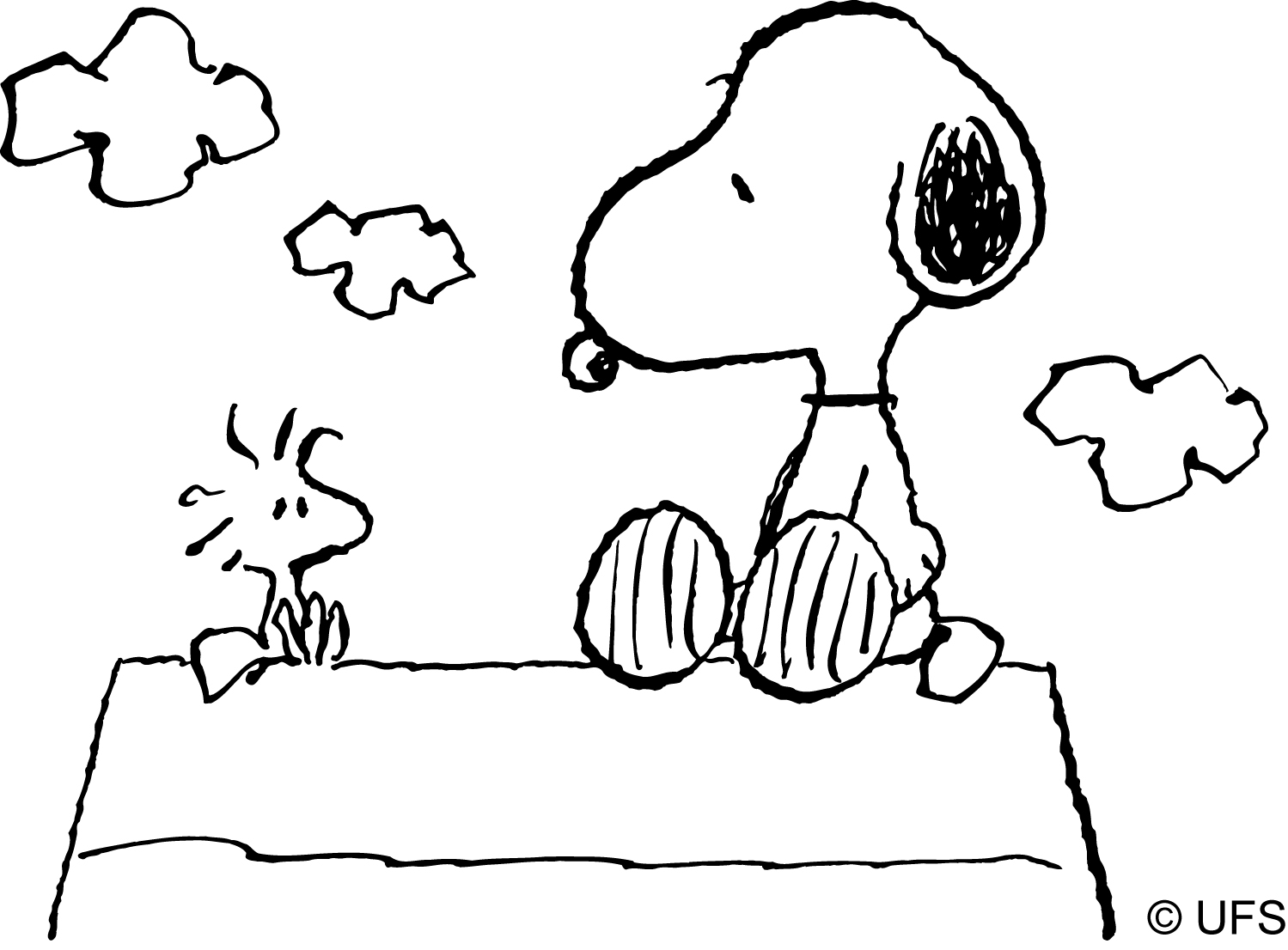 Dibujo para colorear: Snoopy (Dibujos animados) #27057 - Dibujos para Colorear e Imprimir Gratis