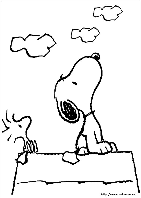 Dibujo para colorear: Snoopy (Dibujos animados) #27062 - Dibujos para Colorear e Imprimir Gratis