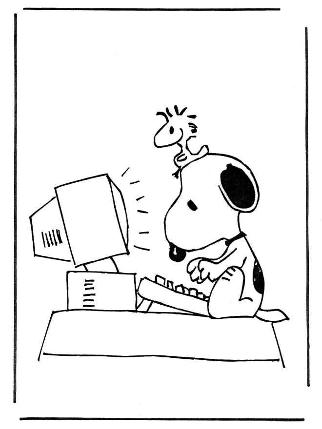 Dibujo para colorear: Snoopy (Dibujos animados) #27071 - Dibujos para Colorear e Imprimir Gratis